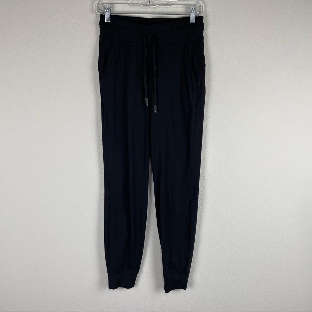 Lululemon Black Ready to Rulu 29” Athleisure Lounge Pants - Picture 1 of 8